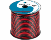 Cabletech kabel CCA 1,5 mm černé a červené kabel