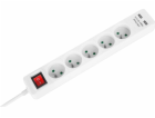 Rebel Rebel Rebel 5 Sockets + 2 USB zásuvky s přepínačem ...