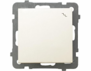Ospel schodišťový spínač AS 10AX 250V ecru (LP-3G/m/27)
