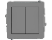 Karlik Deco konektor svícen šedý matný (27DWP-2)