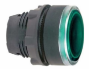 Tlačítkový pohon Schneider Electric s podsvícením a vratnou pružinou, zelený ZB5AW333