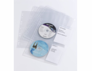 Durable CD/DVD Cover Light M - CD-Umschläge - Kapazität: 4 CD, 4 DVD - durchsichtig (Packung mit 10)