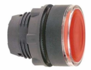 Tlačítkový pohon Schneider Electric s podsvícením a samovratným červeným ZB5AW343