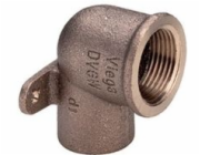 Viega koleno s nástěnnými spojkami 15mmx1/2 (100223)