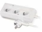 Plastrol 3-zásuvkový prodlužovací kabel 10A 1,5m bílý PS-...