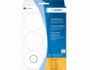 Herma Kulaté etikety 50mm, bílý papír, 192 kusů (2280)