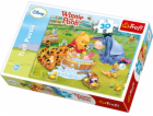 Puzzle TREFL Medvídek Pú - Prasátko se koupe 30 dílků