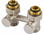 Schlosser Dvojitý přímý připojovací ventil 3/4 GW (bez vsuvek 3/4x1/2) (600700003)