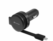 Kabel nabíječky nabíječky na nabíječku Platinet Platinet 2.4a microUSB [44650]