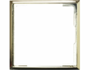 Ospel ARIA Ozdobný rámeček pro zásuvky: jednozástrčka, telekomunikační a stmívací zásuvky zlaté RO-2U/68