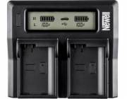 Nabíječka kamer Newell Dvoukanálová nabíječka Newell DC-LCD pro baterie EN-EL15