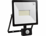 LED reflektor Maclean LED s pohybovým senzorem, tenký 50W, 4000lm, studená bílá (6000K), IP44