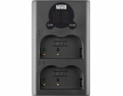 Nabíječka kamer Newell Dvoukanálová nabíječka Newell DL-USB-C pro baterie EN-EL3e