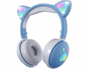 Sluchátka Mazos Kid Dog Dog Wireless Sluchátka pro děti modrá