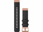 Garmin Řemínek QuickFit 20, nylonový, černý, růžovozlatá ...