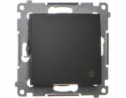 Kontaktní simon Simon 54 Cross Connector (Modul) 10AX 250V Rychlé konektory Black Mat DW7.01/49