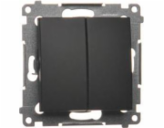 Contact-Simon Simon 54 Candlestick Connector (Modul) 10AX 250V Rychlé konektory Black Mat DW5.01/49