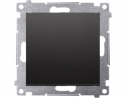 Kontaktní simon Simon 54 Unipolar Connector (Modul) 16AX 250V Black Mat DW1A.01/49 šroubové svorky