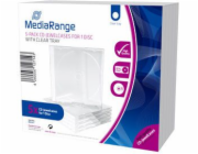 MediaRange CD/DVD boxy 5 ks (BOX31-T)