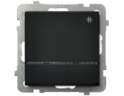 Ospel Cross switch Sonata 16AX IP20 s podsvícením černá metalíza (LP-4RS/m/33)