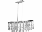 Závěsná lampa s reflektorem zavěšená lampa Chrome nad ref...