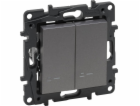Legrand Legrand Niloe Step 863418 dvojitý osvětlený ocelo...