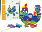 Lean Sport Dřevěné arkádové puzzle, bloky dinosaurů