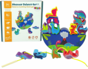 Lean Sport Dřevěné arkádové puzzle, bloky dinosaurů
