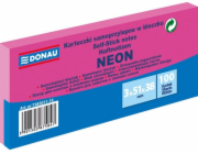 Donau SAMOLEPÍCÍ BLOK, DONAU, 38X51MM, 100K, NEON RŮŽOVÁ, 3KS 7585011-16