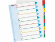Esselte A4 Mylar Binder Děliče s popisem stránky (10K200A)
