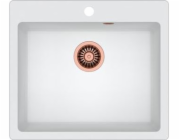 Quadron Morgan 110 Graniteq Copper / White Metallic Sink