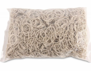 Kancelářské výrobky receptů na kancelářské výrobky, průměr 30 mm, 1,5x1,5 mm, 60% guma, 1000 g, svary, bílé