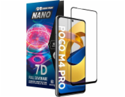 Crong Crong 7D Nano Flexible Glass - 9H hybridní sklo proti praskání pro celou obrazovku POCO M4 Pro 5G