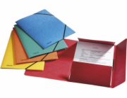 Esselte Folder s rohovou elastickou lepenkou A4 červená (10K017B)