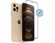 Crong Crong Antibakteriální 3D Armor Glass 9H Celoobrazovkové tvrzené sklo iPhone 12 Pro Max + instalační rám