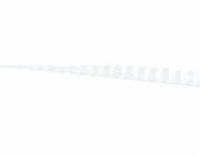 Kancelářské produkty KANCELÁŘSKÉ PRODUKTY hřebeny na vazbu, A4, 19mm (165 listů), 100 ks, bílá