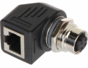 ÚHLOVÝ PŘECHOD M12D-G/RJ45-G