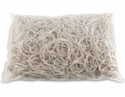 Kancelářské výrobky Kancelářské výrobky Gumičky, průměr 70 mm, 1,5 x 1,5 mm, 60 % pryž, 1000 G, obal, bílá