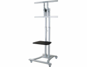 Neomounts PLASMA-M1800E - Vozík - pro plochý panel / AV zařízení - stříbrná - velikost obrazovky: 27"-70"