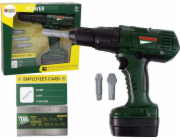 Vrtačka LeanToys DIY vrtačka Zelená vrtačka na baterie