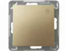 Ospel světelný spínač Impression zlatá metalíza (LP-5Y/m/28)
