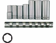 Teng Tools Sada 6-tukových čepic 3/8 10-19mm dlouhých 7 ks. (73160103)