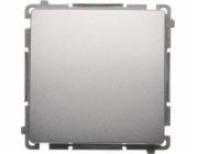 Kontaktní simon s jedním konektorem Simon Basic 10AX 250V Silver Mat (BMW1.01/43)
