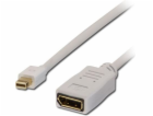 Lindy Displayport Mini Cable - Displayport 1,5 m bílá