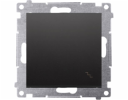 Kontaktní simon Simon 54 Schodišťový konektor (modul) 16AX 250V Black Mat DW6A.01/49 šroubové svorky