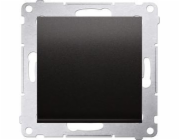 Kontaktní simon Simon 54 Unipolar Connector (Modul) 10AX 250V Rychlé spojky Black Mat DW1.01/49