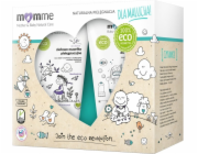 Momme Matka & Baby Natural Care Set pro batole bylinné máslo 150 ml mírného gelu pro mytí 2in1 150 ml