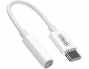 USB Joyroom USB -C adaptér - Jack 3,5 mm bílý