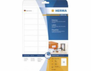 Herma Self -adhesivní štítky White Mat, 825 PCS (8837)