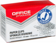 Kancelářské produkty Spingers Round Office Products, 33 mm, 100pcs, stříbro
